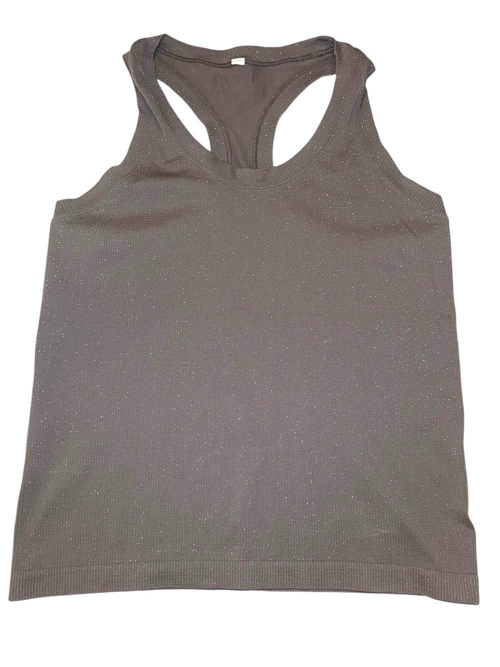 Athleta Momentum Seamless Racerback Tank Women’s Shimmer Metallic Fits like S